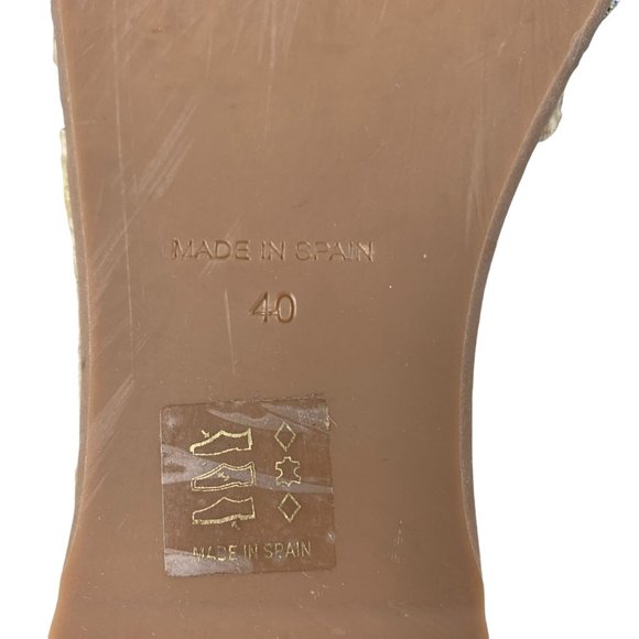 Women's Jigsaw Sila Woven Espadrille Slider Flat Sandals in Navy Size 40 / 9 - Picture 9 of 11